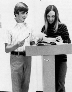 1971 North Star - Prom King and Queen