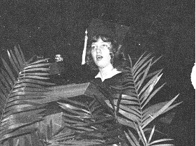 Phyllis Conn speaks at graduation